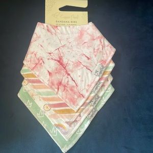 NWT: Copper Pearl Bandana Bibs set of Four, 0-36 Months: